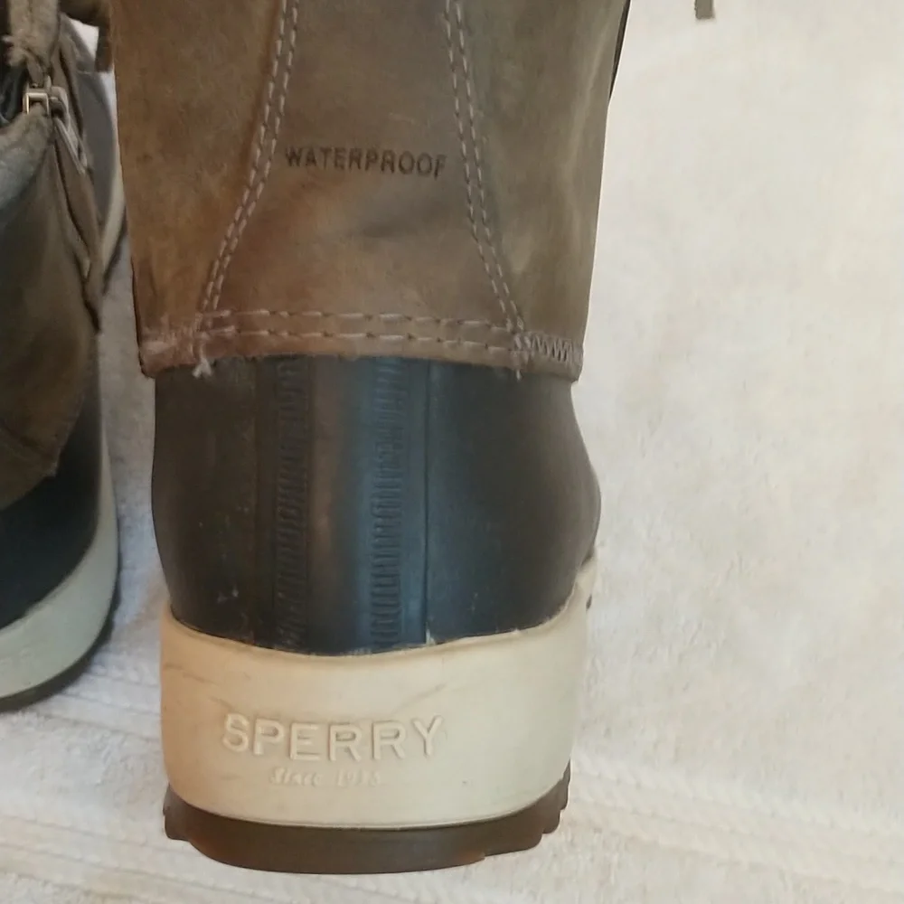 Sperry Maritime Repel Thinsulate Waterproof Snow Boot Women's Size 10,  15% Wool